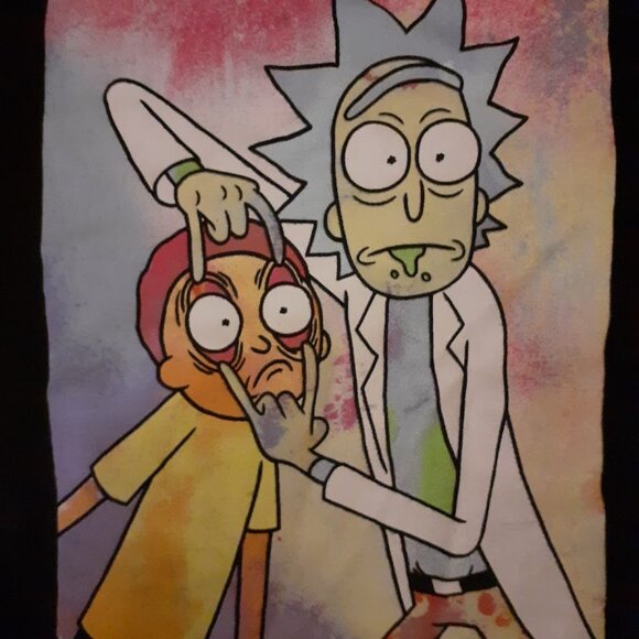 Rick and Morty Open Your Mind Large Tshirt - Picture 3 of 4